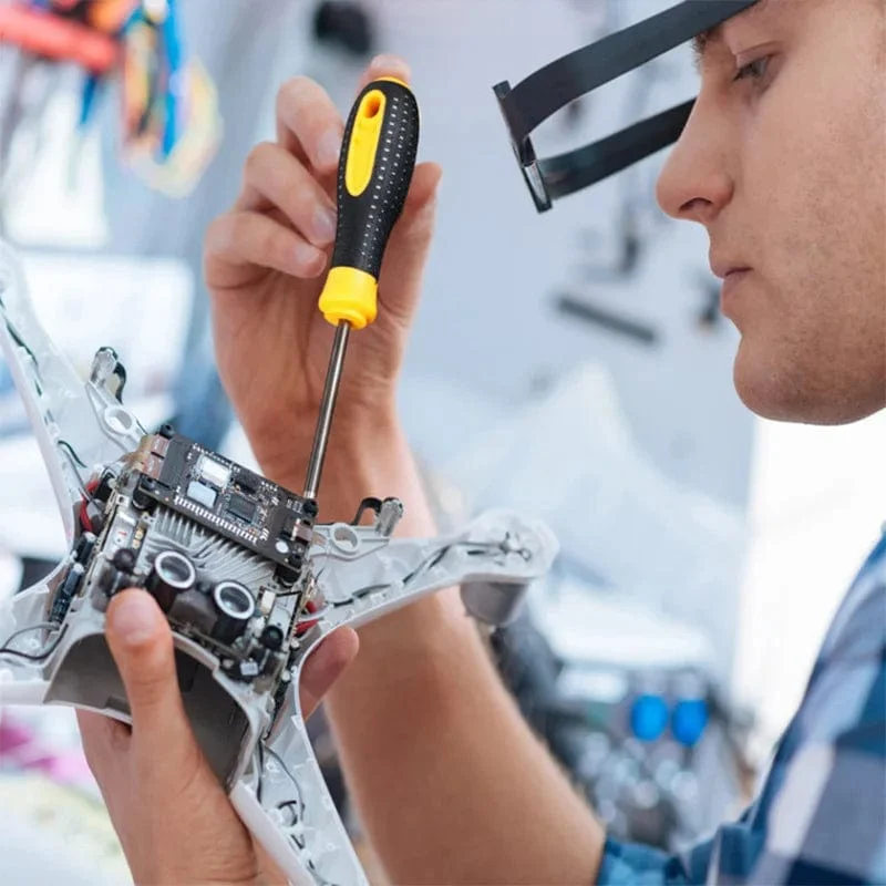 CR-V Sicherheitsloch Torx-Schraubendreher-Kombinationssatz Magnetischer Schraubendreher-Bit T5-t30 Kit Für Telefon-Computer-Reparatur-Handwerkzeug
