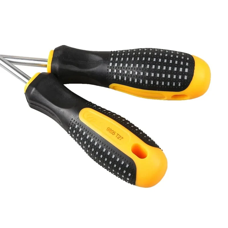 CR-V Sicherheitsloch Torx-Schraubendreher-Kombinationssatz Magnetischer Schraubendreher-Bit T5-t30 Kit Für Telefon-Computer-Reparatur-Handwerkzeug