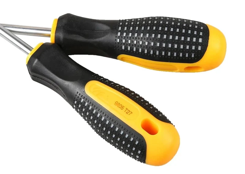CR-V Sicherheitsloch Torx-Schraubendreher-Kombinationssatz Magnetischer Schraubendreher-Bit T5-t30 Kit Für Telefon-Computer-Reparatur-Handwerkzeug
