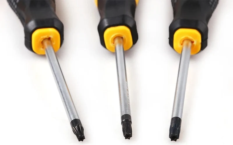 CR-V Sicherheitsloch Torx-Schraubendreher-Kombinationssatz Magnetischer Schraubendreher-Bit T5-t30 Kit Für Telefon-Computer-Reparatur-Handwerkzeug