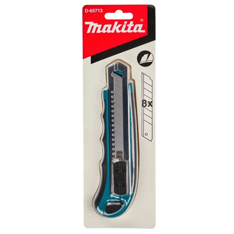 Makita D-65713 Multifunktions-Kunstmesser 8X Klingen Einfaches Laden Haushalt DIY Zuschneiden Handwerkzeug