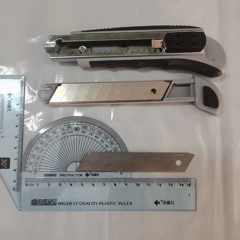 Makita D-65713 Multifunktions-Kunstmesser 8X Klingen Einfaches Laden Haushalt DIY Zuschneiden Handwerkzeug