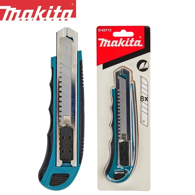 Makita D-65713 Multifunktions-Kunstmesser 8X Klingen Einfaches Laden Haushalt DIY Zuschneiden Handwerkzeug