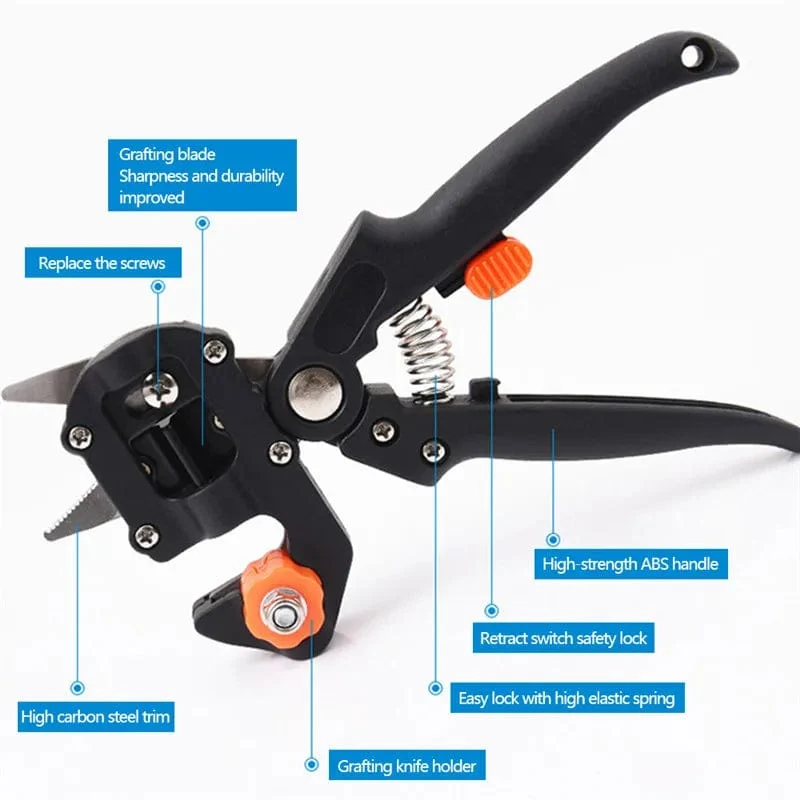 Pfropfen Pruner Garten Pfropfen Werkzeug Professionelle Zweig Cutter Gartenschere Beschneiden Pflanzen Scheren Boxen Obst Baum Pfropfen Schere
