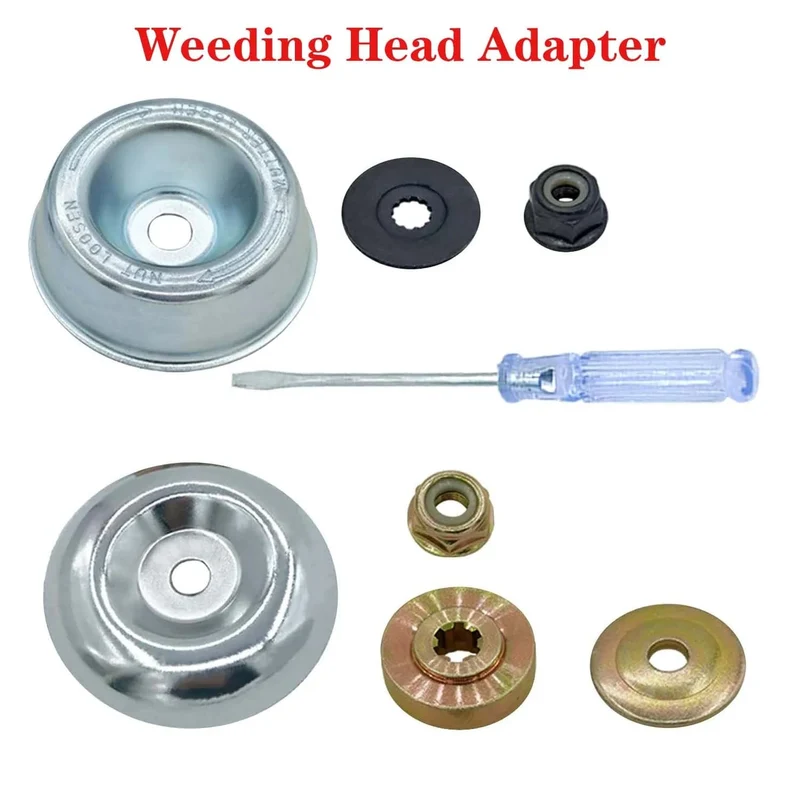 4x Gras Trimmer Kopf Adapter Befestigung Mutter Befestigung Kit Trimmer Kopf Rasenmäher Klinge für Stihl Trimmer Pinsel Cutter Garten Werkzeug