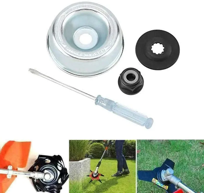 4x Gras Trimmer Kopf Adapter Befestigung Mutter Befestigung Kit Trimmer Kopf Rasenmäher Klinge für Stihl Trimmer Pinsel Cutter Garten Werkzeug