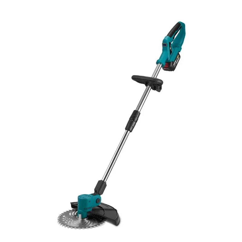 NEWBENY 9 Zoll bürstenloser elektrischer Rasenmäher mit Digitalanzeige, kabellose wiederaufladbare Garten-Jätwerkzeuge für Makita 18V-Batterie