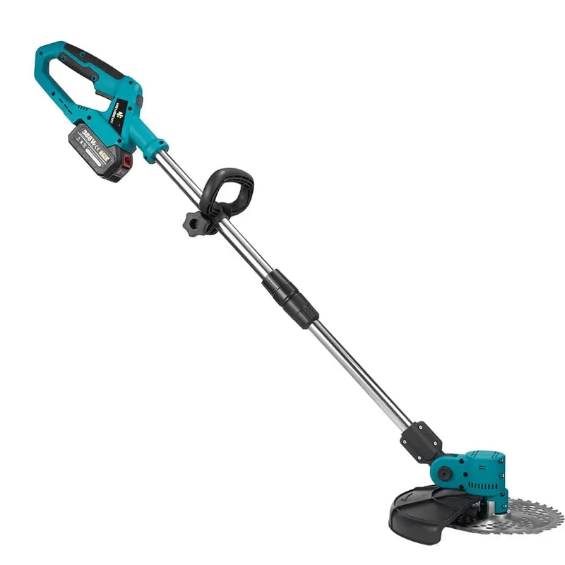 NEWBENY 9 Zoll bürstenloser elektrischer Rasenmäher mit Digitalanzeige, kabellose wiederaufladbare Garten-Jätwerkzeuge für Makita 18V-Batterie