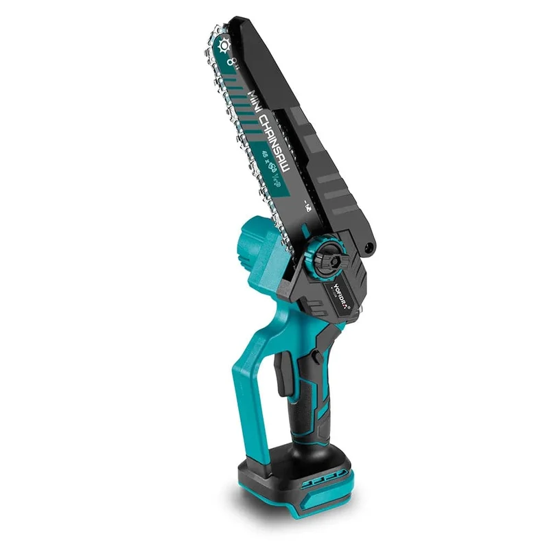 Yofidra bürstenlose elektrische Kettensäge, 8 cm, kabellos, wiederaufladbar, für die Holzbearbeitung, Garten-Astsäge, Werkzeug für Makita 18-V-Akku