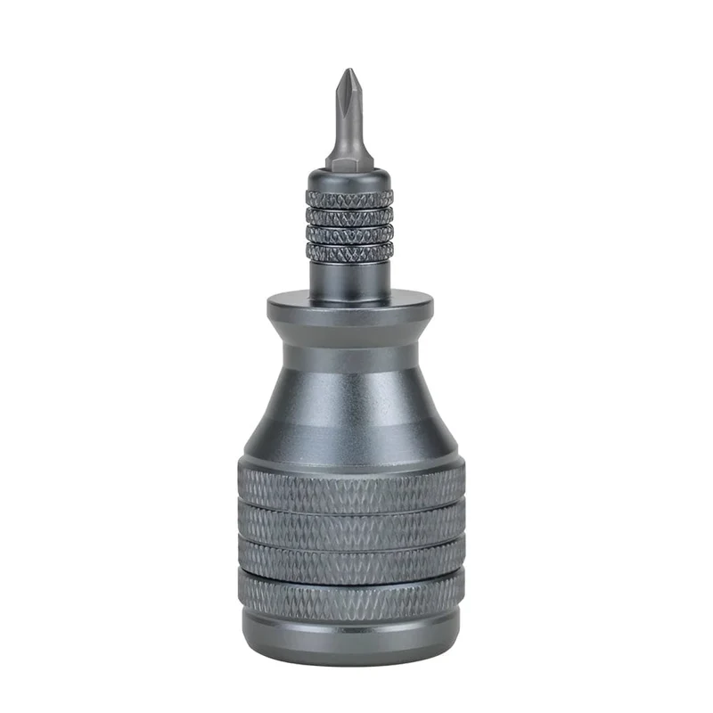 Präzisions-Mini-Schraubendreher 7 in 1, Titan-Schraubendreher, 1/4 Zoll, magnetischer Phillips-Torx-Schraubendreher-Bit-Satz, Heimreparaturwerkzeug