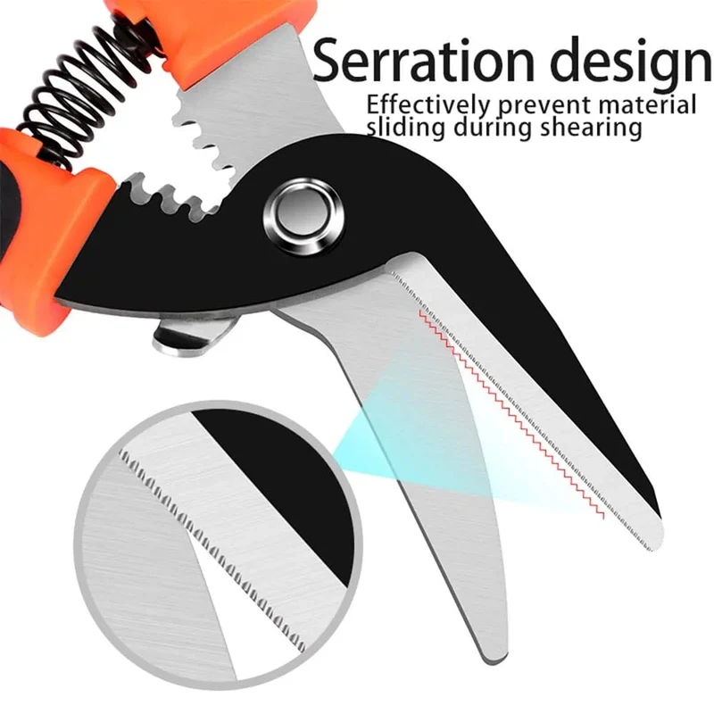 Multifunktionale Blechschere Luftfahrtschere Gerader Schneider Schere Industrielles Professionelles Handwerkzeug