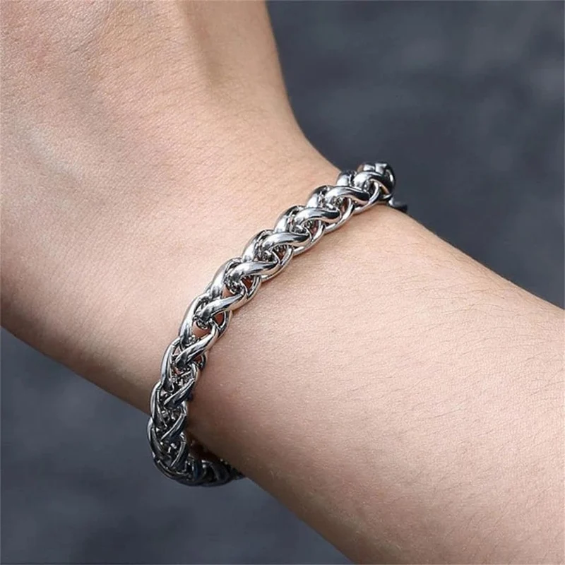 Mode Titan Stahl Armband Männer Punk Edelstahl Kiel Armband Hip Hop Männer und Frauen Edelstahl Armband Geschenk