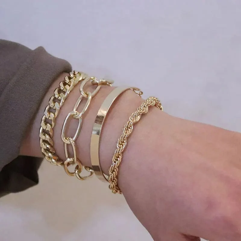 2 stücke Punk Silber Farbe Kette Paar Armband Für Frauen Edelstahl Romantische Magnet Männer Gepaart Dinge Mode Schmuck Pulsera
