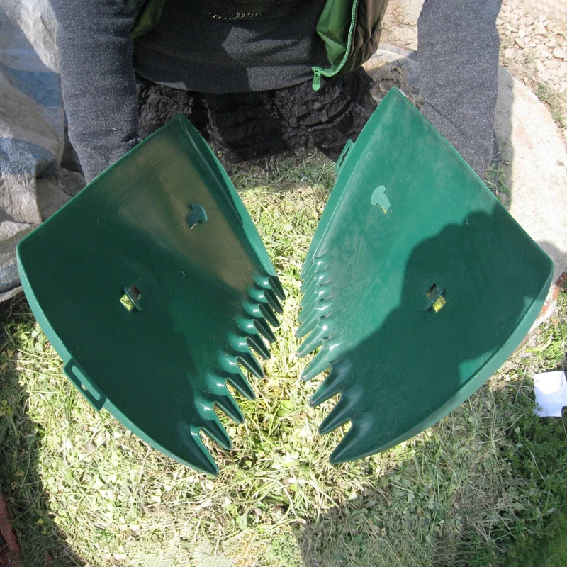 1 Paar Laub-Handrechen, Müllaufsammelkrallen für die Reinigung von Hof und Garten, Sammler, Abfall, Müllgreifer, Gartenhof