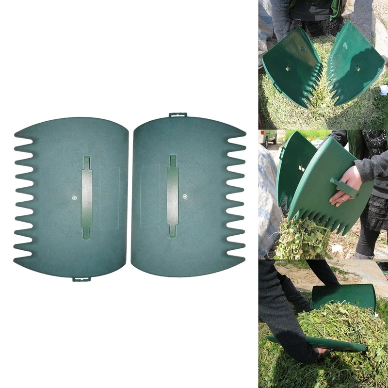 1 Paar Laub-Handrechen, Müllaufsammelkrallen für die Reinigung von Hof und Garten, Sammler, Abfall, Müllgreifer, Gartenhof