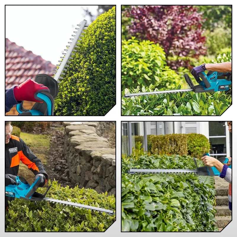 YOFIDRA 2000W Elektrische Heckenschere 15000 RPM Rasenmäher Garten Landschaftsbau Heckenschere Trimmer Werkzeug Für Makita 18V Batterie