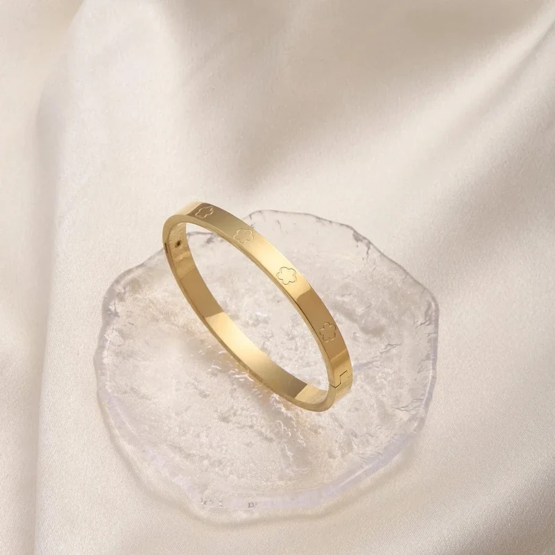 GD Neues Design Frauen Männer Paar Schmuck 18 Karat Roségold Armband Titan Edelstahl Vergoldet Kreuz Armbänder Armreifen