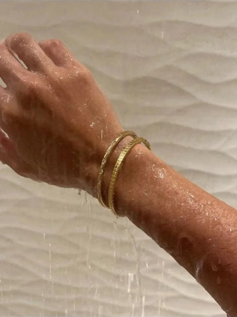 1 Stück Vintage Elegantes 18 Karat vergoldetes Edelstahl Zirkon Sterne Armband für Frauen Mode Hochzeit Schmuck Geschenk --- A674