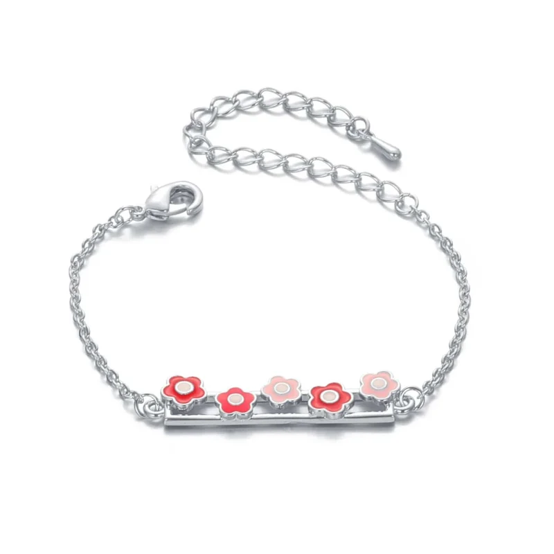 14 Karat vergoldete Charm-Manschettenknöpfe, verstellbare Blumenarmbänder, modische Kindermodelle, super auffälliger Schmuck für Frauen und Mädchen