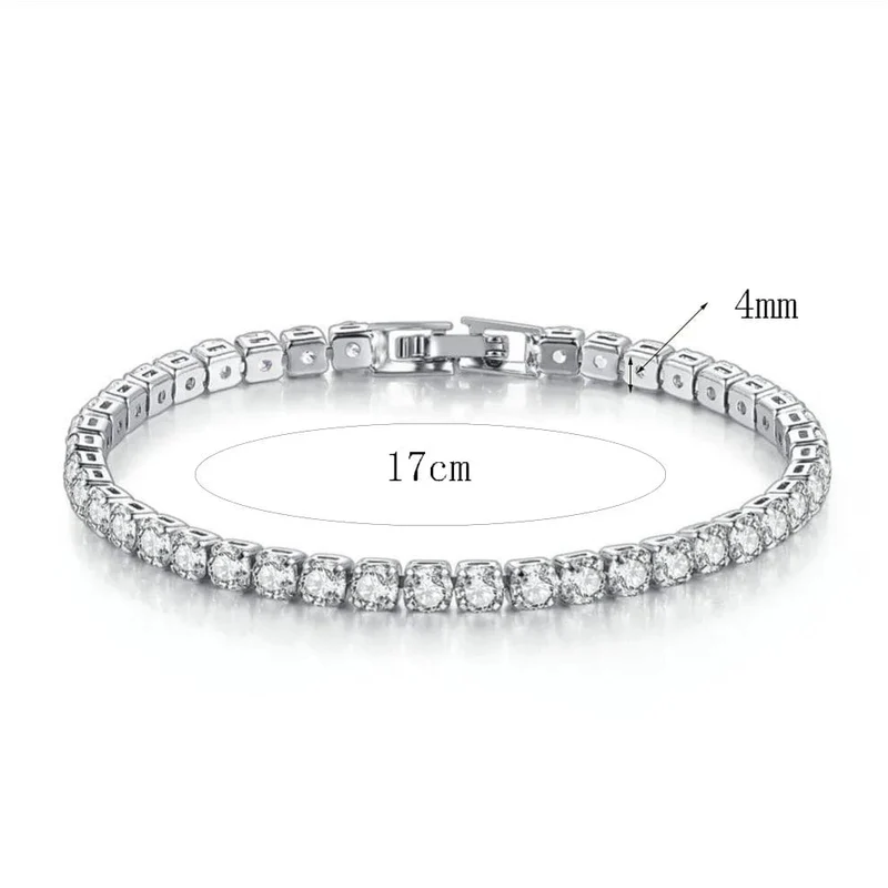 Stapelbare Goldarmbänder, Armreifen für Frauen und Mädchen, 14 Karat vergoldet, Zirkonia, Tennisarmband, Edelstahl, Schmuckgeschenke