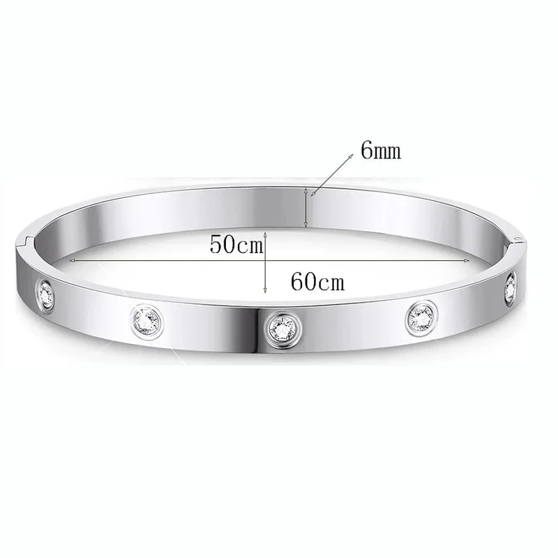 Stapelbare Goldarmbänder, Armreifen für Frauen und Mädchen, 14 Karat vergoldet, Zirkonia, Tennisarmband, Edelstahl, Schmuckgeschenke