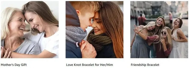 Liebesknoten-Armbänder für Frauen, 14 Karat vergoldet, zierliche Schlangenkette, Unendlichkeitsarmband, verstellbar, Edelstahl, Schmuckgeschenke