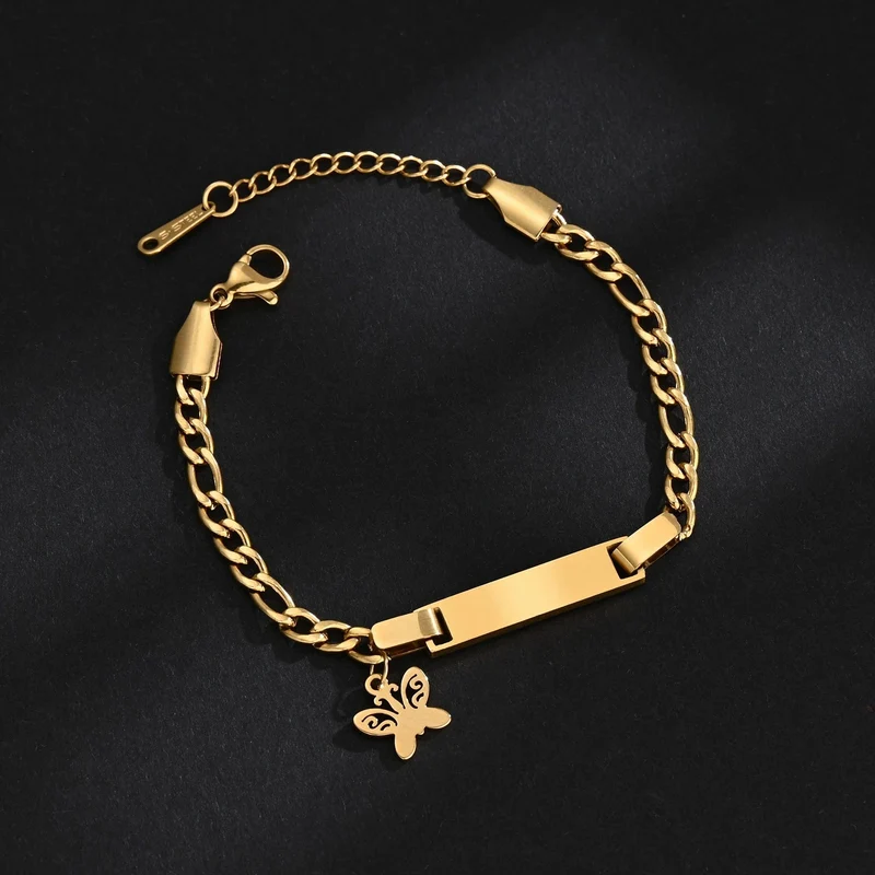 Bluelory Benutzerdefinierte Neugeborenen Name ID Bar Armband Für Kinder Edelstahl Gravierte Datum Symbol Baby Armband Mit Herz Geburtstag Geschenk