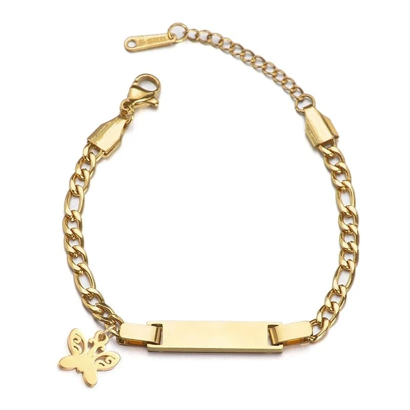 Bluelory Benutzerdefinierte Neugeborenen Name ID Bar Armband Für Kinder Edelstahl Gravierte Datum Symbol Baby Armband Mit Herz Geburtstag Geschenk