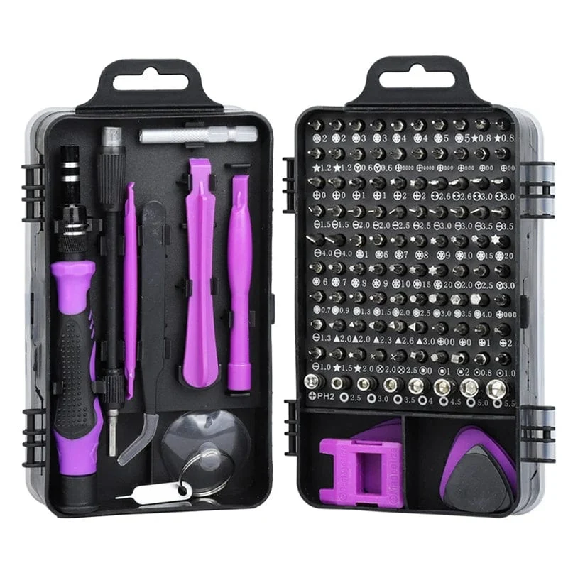 115 teile/los Magnetischen Schraubendreher Bit Set Präzision Multi Hand Werkzeug Torx Hex Schraubendreher für Computer Telefon Reparatur Werkzeuge Boxen