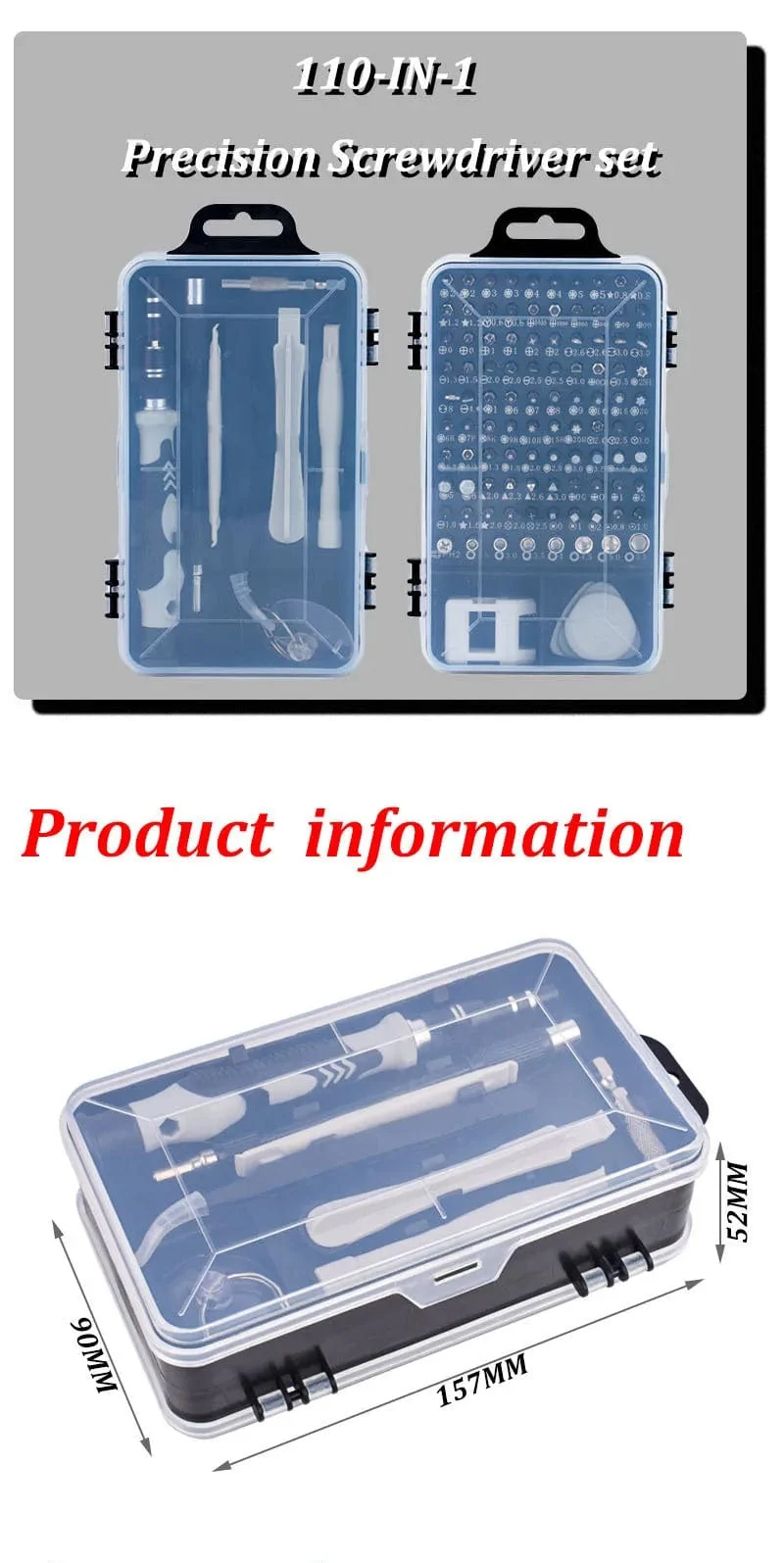 115 teile/los Magnetischen Schraubendreher Bit Set Präzision Multi Hand Werkzeug Torx Hex Schraubendreher für Computer Telefon Reparatur Werkzeuge Boxen