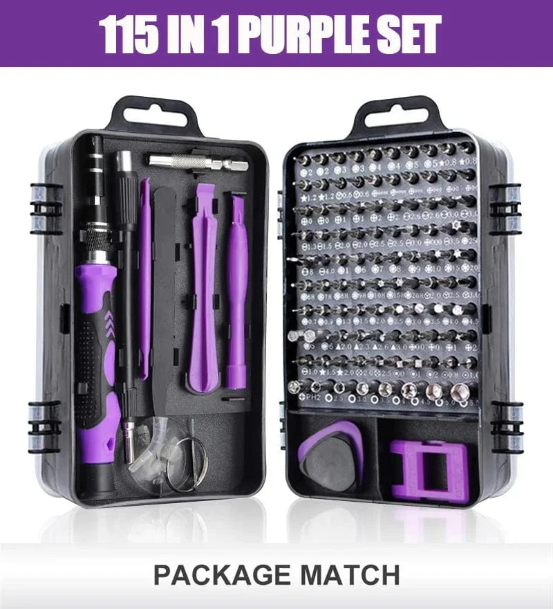 115 teile/los Magnetischen Schraubendreher Bit Set Präzision Multi Hand Werkzeug Torx Hex Schraubendreher für Computer Telefon Reparatur Werkzeuge Boxen