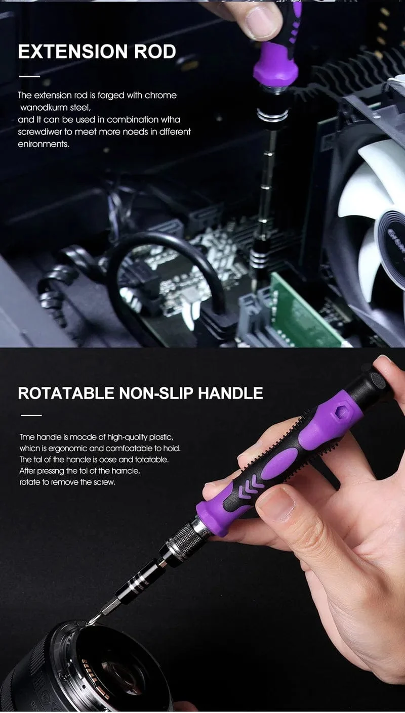115 teile/los Magnetischen Schraubendreher Bit Set Präzision Multi Hand Werkzeug Torx Hex Schraubendreher für Computer Telefon Reparatur Werkzeuge Boxen