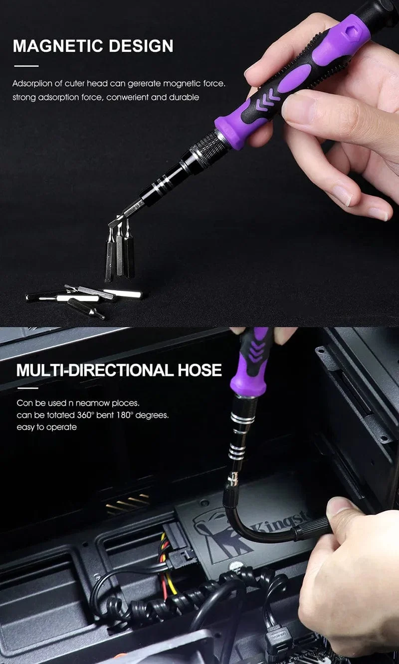 115 teile/los Magnetischen Schraubendreher Bit Set Präzision Multi Hand Werkzeug Torx Hex Schraubendreher für Computer Telefon Reparatur Werkzeuge Boxen