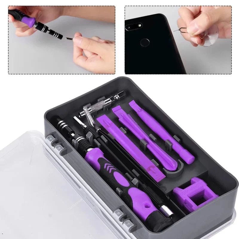 115 teile/los Magnetischen Schraubendreher Bit Set Präzision Multi Hand Werkzeug Torx Hex Schraubendreher für Computer Telefon Reparatur Werkzeuge Boxen