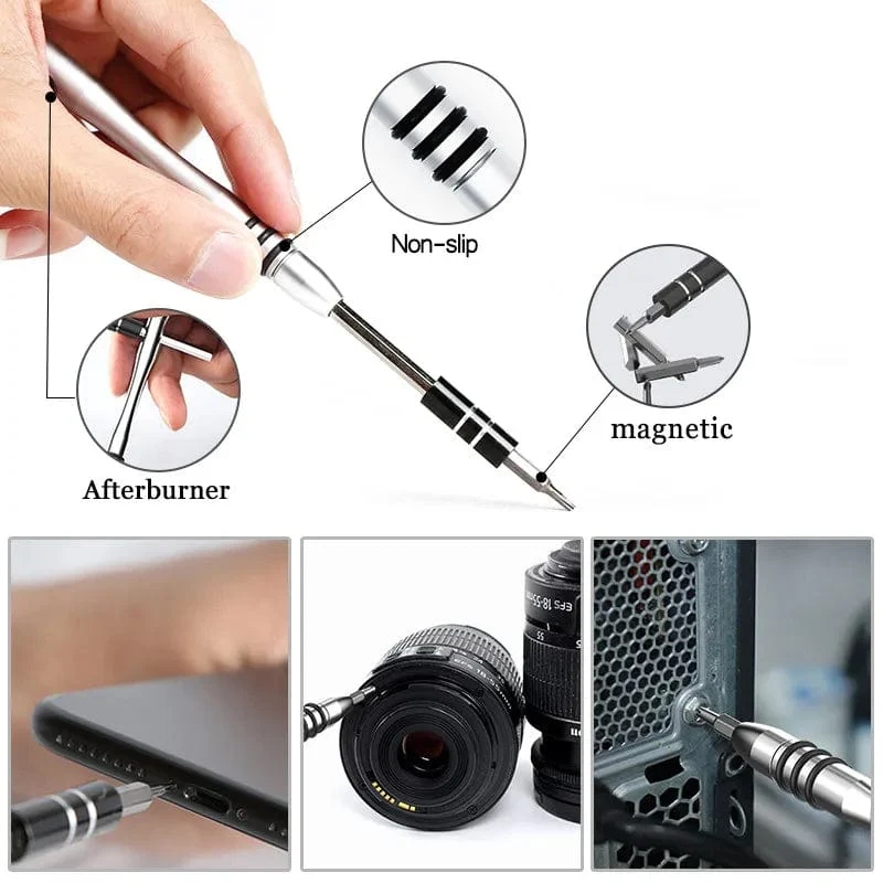 115 teile/los Magnetischen Schraubendreher Bit Set Präzision Multi Hand Werkzeug Torx Hex Schraubendreher für Computer Telefon Reparatur Werkzeuge Boxen