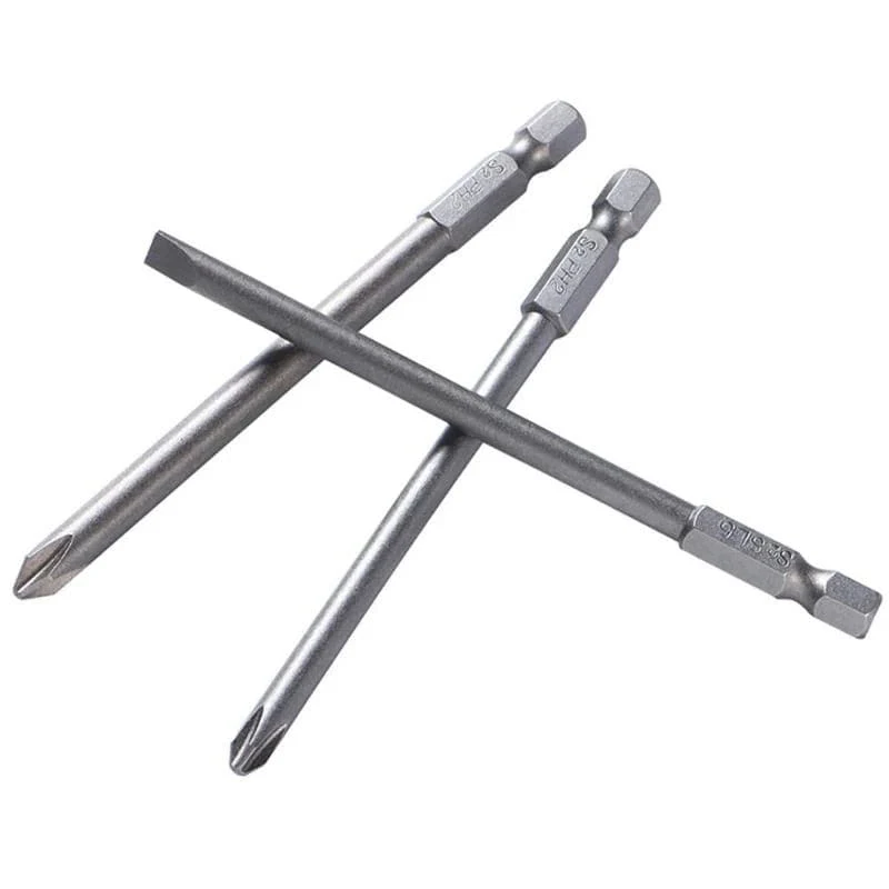 Schraubendreher-Set, starker magnetischer Batch-Kopf aus Stahl, Schlitz- und Kreuzschlitzschraubendreher-Bits, Autoreparatur-Dienstprogramm, Elektrowerkzeug-Zubehör