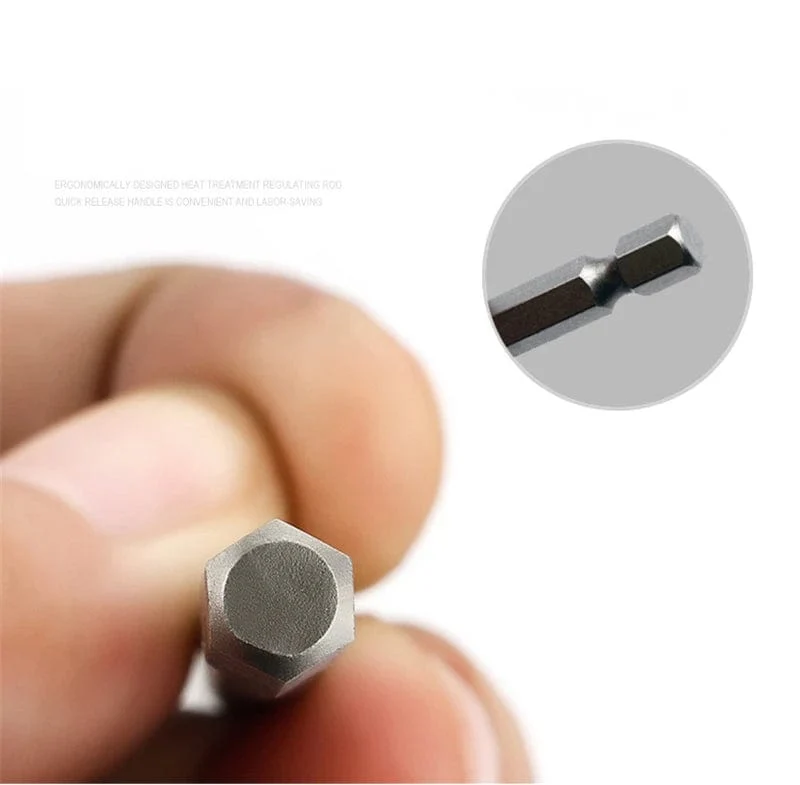 Schraubendreher-Set, starker magnetischer Batch-Kopf aus Stahl, Schlitz- und Kreuzschlitzschraubendreher-Bits, Autoreparatur-Dienstprogramm, Elektrowerkzeug-Zubehör