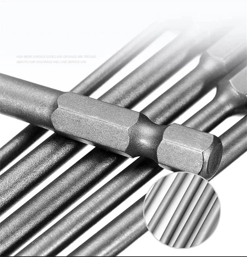 Schraubendreher-Set, starker magnetischer Batch-Kopf aus Stahl, Schlitz- und Kreuzschlitzschraubendreher-Bits, Autoreparatur-Dienstprogramm, Elektrowerkzeug-Zubehör