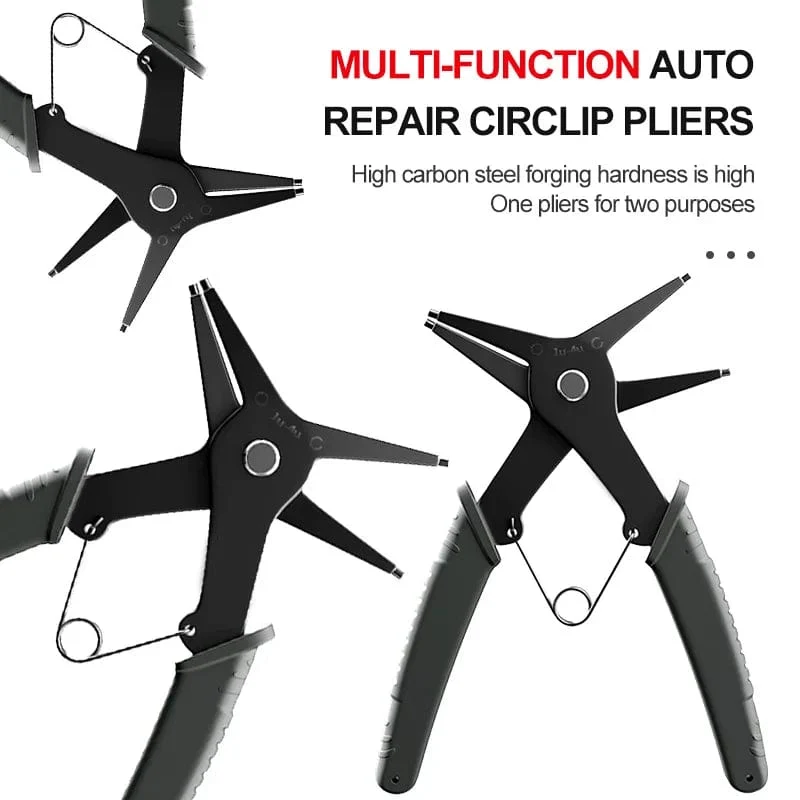 2-in-1-Sicherungsringzange für die interne und externe Kartenhaltezange. Multifunktionales professionelles Handwerkzeug für die Hardware-Reparatur