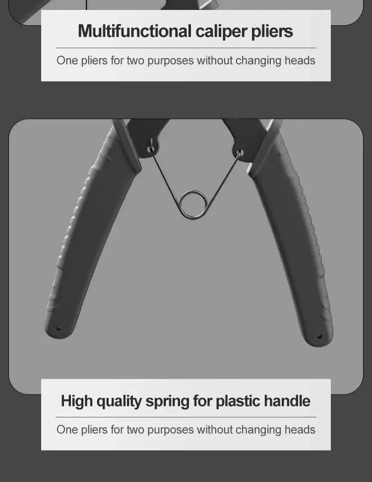 2-in-1-Sicherungsringzange für die interne und externe Kartenhaltezange. Multifunktionales professionelles Handwerkzeug für die Hardware-Reparatur