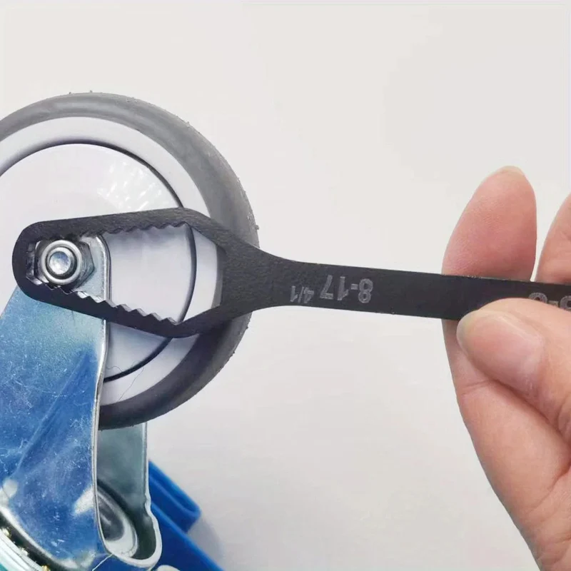 1 Stück 3–17 mm Universal-Torxschlüssel mit Doppelkopf, selbstspannender verstellbarer Schraubenschlüssel, Handwerkzeug, Farben umfassen Silber und Schwarz
