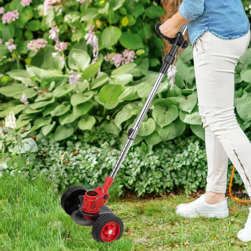 ONEVAN 2500W 20000RPM Elektrischer Rasenmäher Akku-Rasentrimmer Faltbarer verstellbarer Garten-Elektrowerkzeug für Makita18V-Batterie