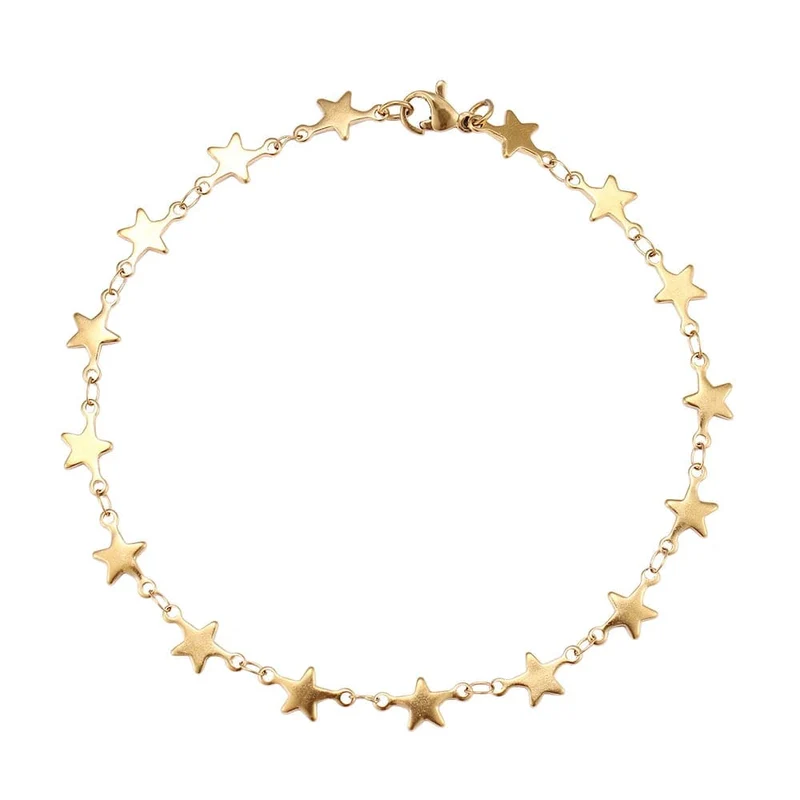 CACANA Edelstahl Kette Armbänder Für Mann Frauen Gold Silber Farbe Für Anhänger Pentagramm Donot Verblassen Schmuck N1846