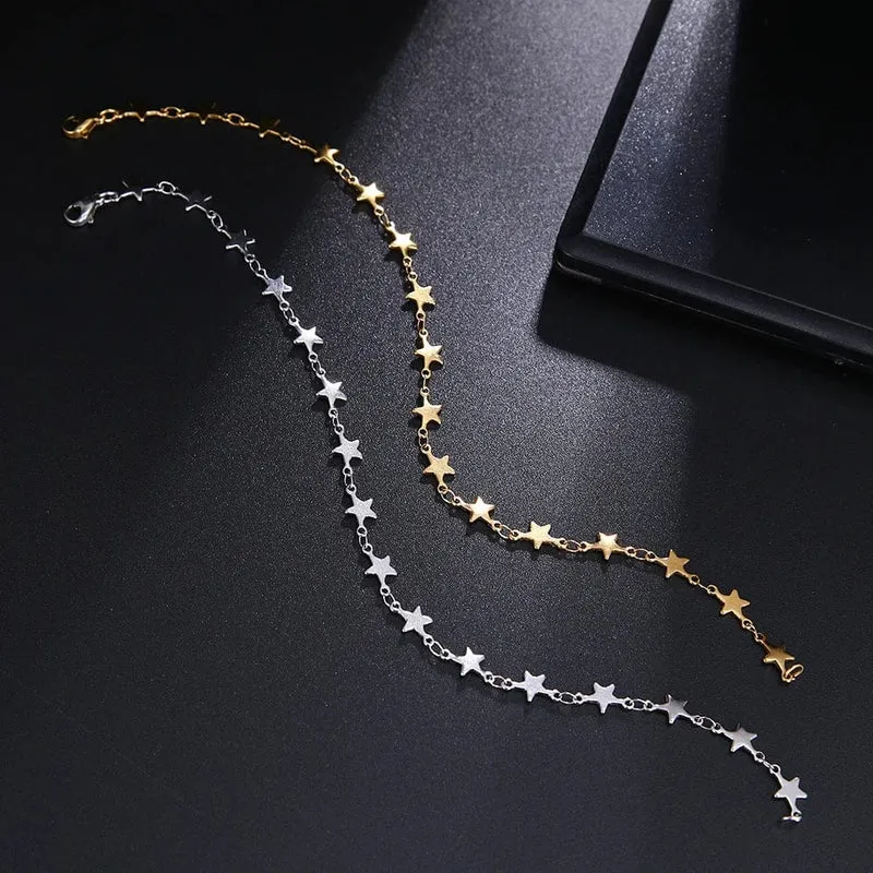 CACANA Edelstahl Kette Armbänder Für Mann Frauen Gold Silber Farbe Für Anhänger Pentagramm Donot Verblassen Schmuck N1846
