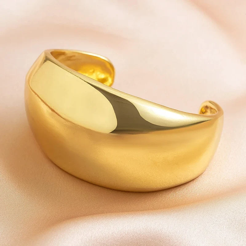 DIEZI Übertrieben Gold Silber Farbe Armreifen Vintage Punk Unregelmäßige Geometrische Armreifen Für Frauen Armbänder Männer Zubehör Schmuck