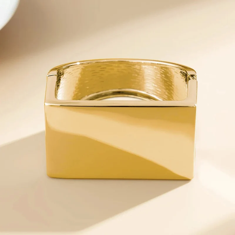 DIEZI Übertrieben Gold Silber Farbe Armreifen Vintage Punk Unregelmäßige Geometrische Armreifen Für Frauen Armbänder Männer Zubehör Schmuck