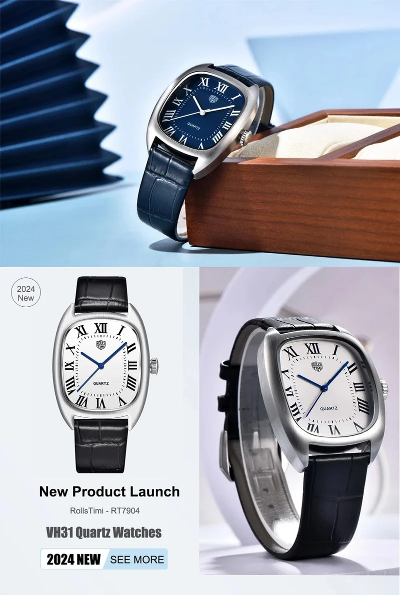PAGANI DESIGN 2023 Herrenuhr Mond Quarzuhr Herren Speed ​​Sport wasserdicht Chronograph AR Saphir VK64 Stahl Retro Leuchtuhr