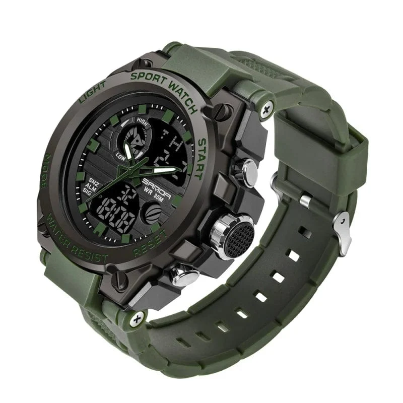 SANDA G Style Herren Digitaluhr Datum Militär Sportuhren Wasserdichte elektronische Armbanduhr Herrenuhr Orologio da uomo 739