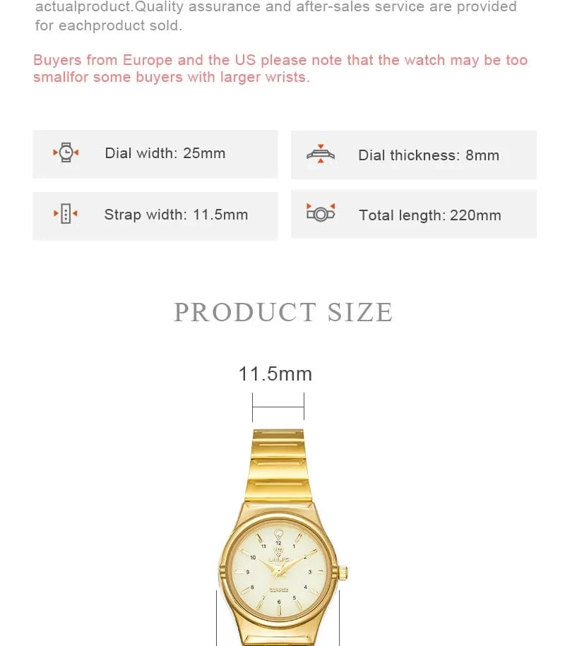 Marke Neue Wonen Uhr Luxus Goldene Quarz Edelstahl Armband Wasserdicht Damen Goldene Armbanduhr Mädchen Uhr Relogio mujer