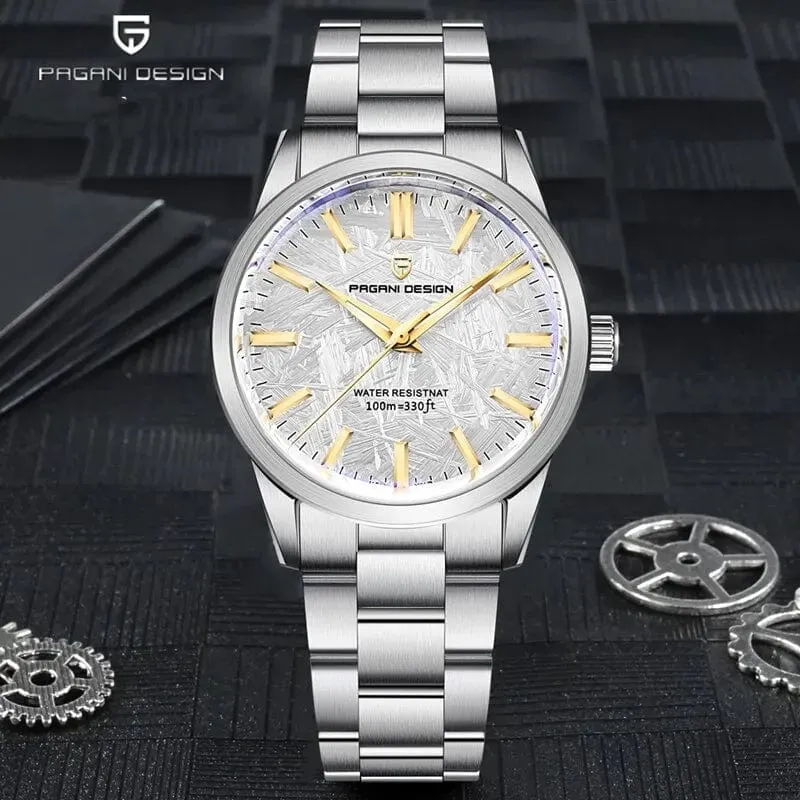 PAGANI DESIGN 40MM Herren Quarzuhren TMI VH31 Luxury Business Top Saphir 316L Edelstahl 100M wasserdichte Uhr für Männer